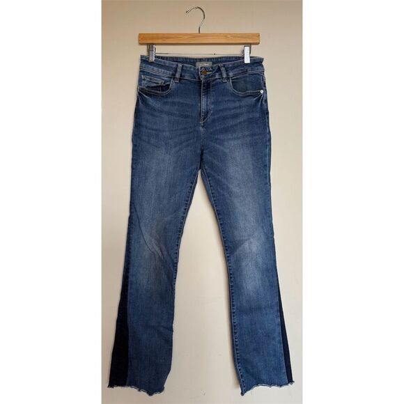 DL1961 Women's Bridget Mid Rise Instasculpt Bootcut Jeans in Newbury Size 28 - Picture 4 of 11